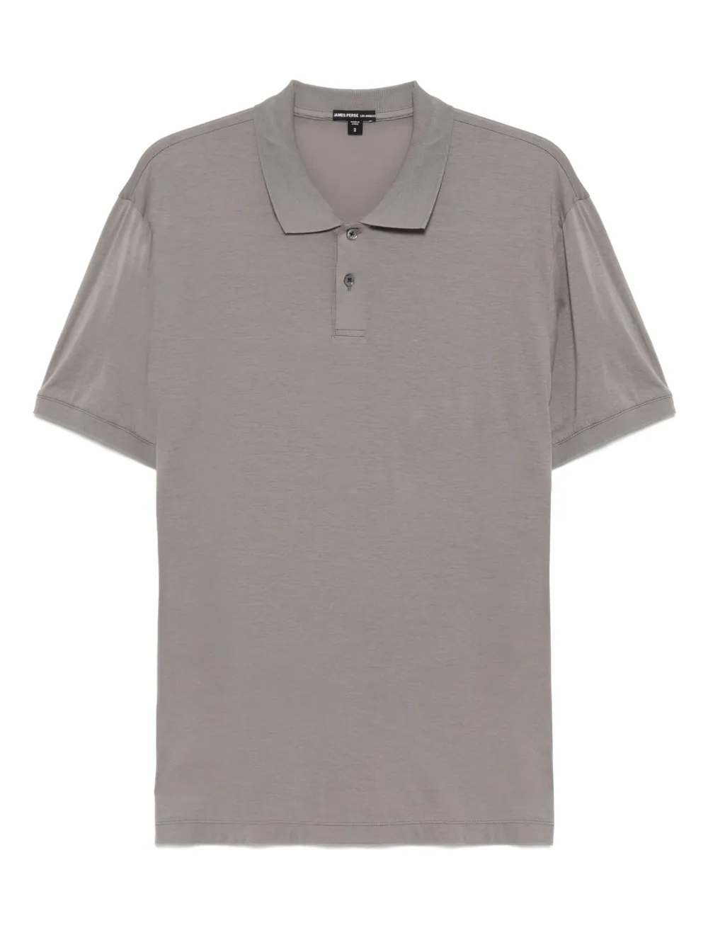 James Perse playera tipo polo Luxe Lotus | gris | Image 1