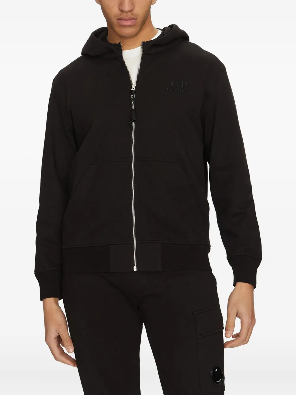 C.P. Company hoodie con cierre | negro | Image 1