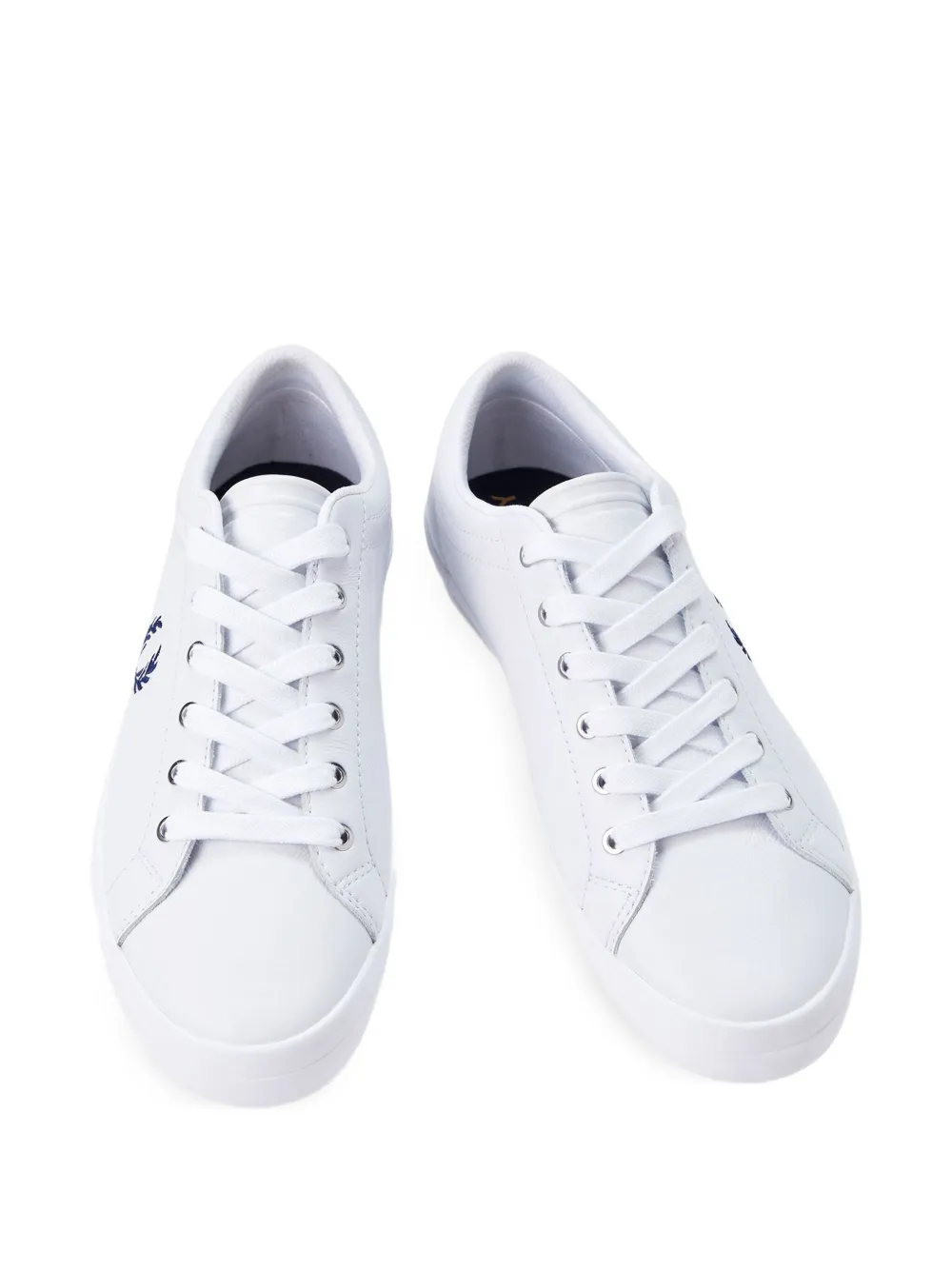 Fred Perry logo-embroidery leather sneakers | Low-Tops | Image 2