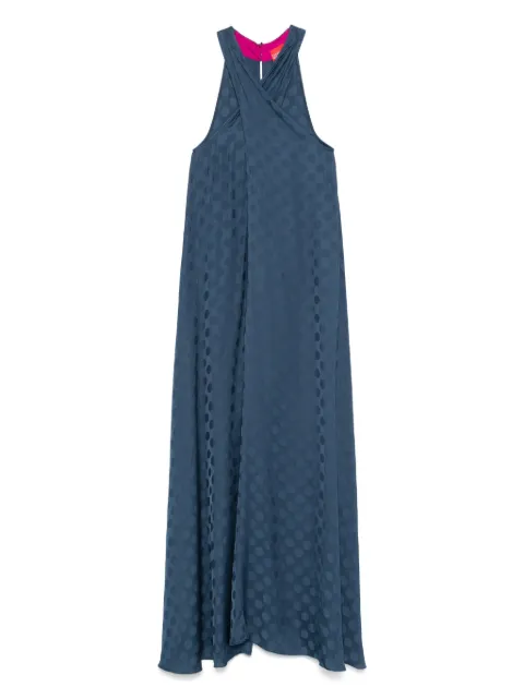 Merci vestido largo con motivo en jacquard