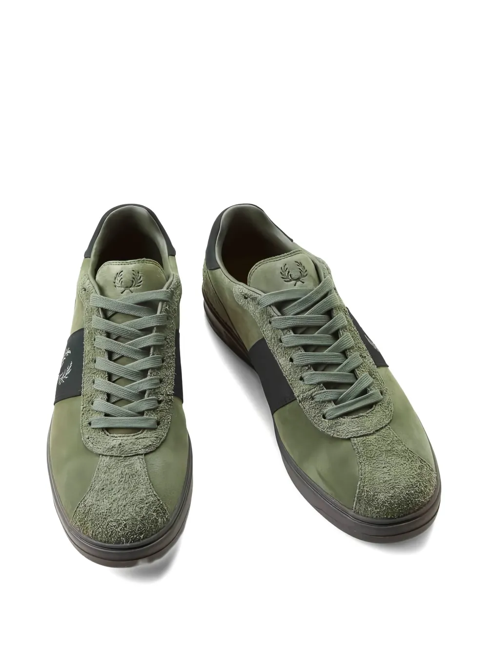 Fred Perry Sneakers met geborduurd logo Groen