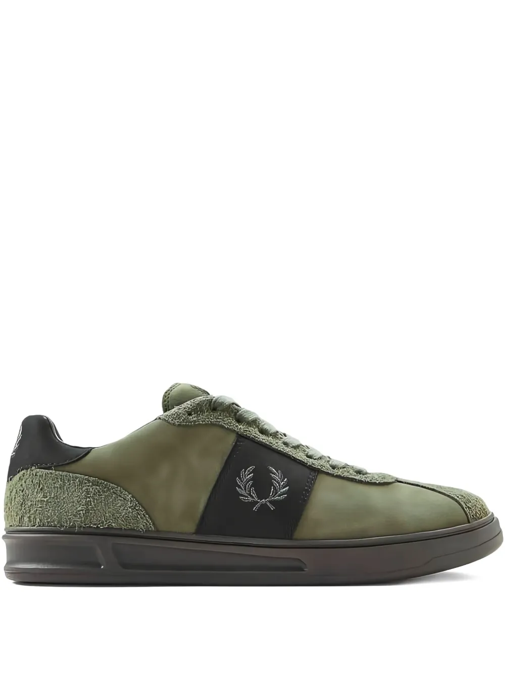 Fred Perry Sneakers met geborduurd logo Groen