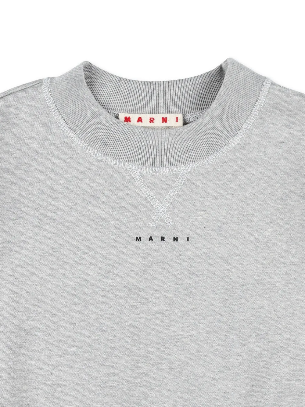 Marni Kids Cropped sweater Grijs