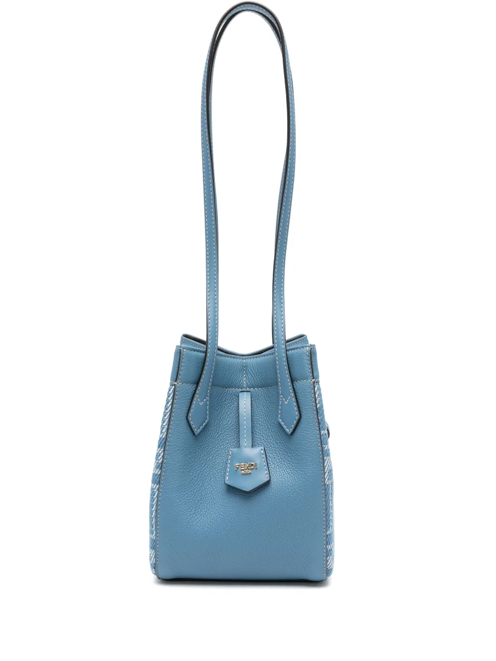 FENDI Origami mini bucket-tas Blauw