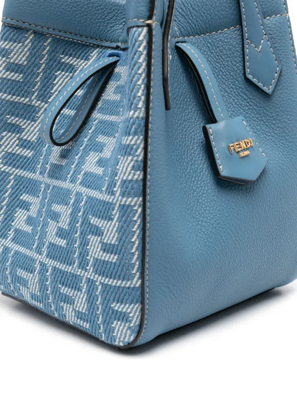 FENDI(フェンディ)/関税送料込み Origami Bucket bag mini Fendi Origami Mini Fabric Blue | Fendi