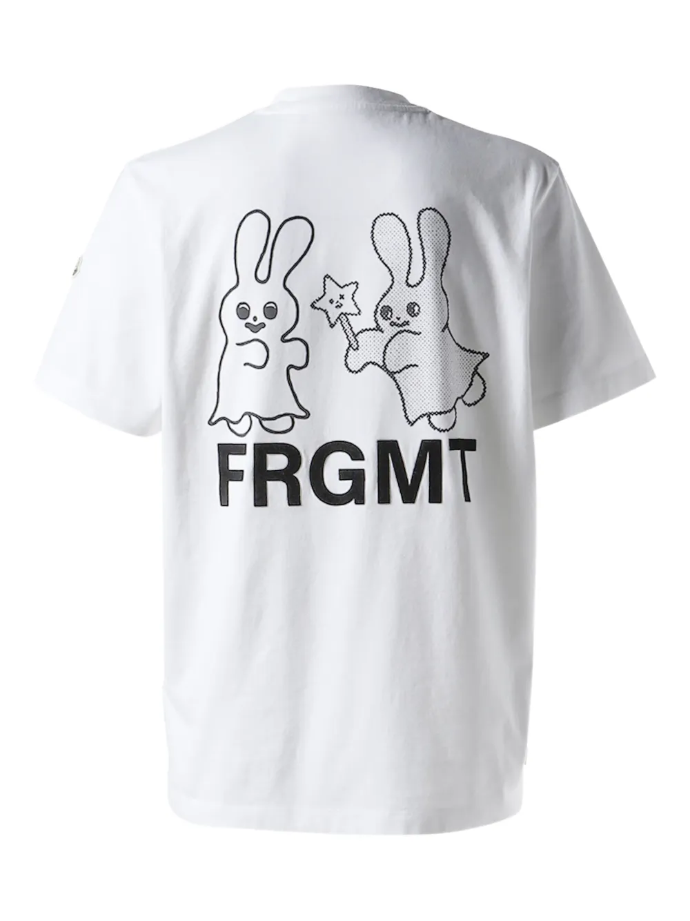 Moncler FRGMT Cartoon logo cotton T-Shirt - Wit