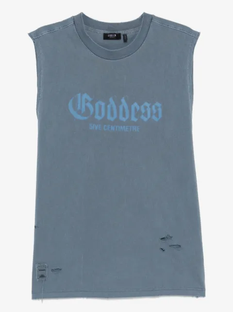 FIVE CM graphic-print vest