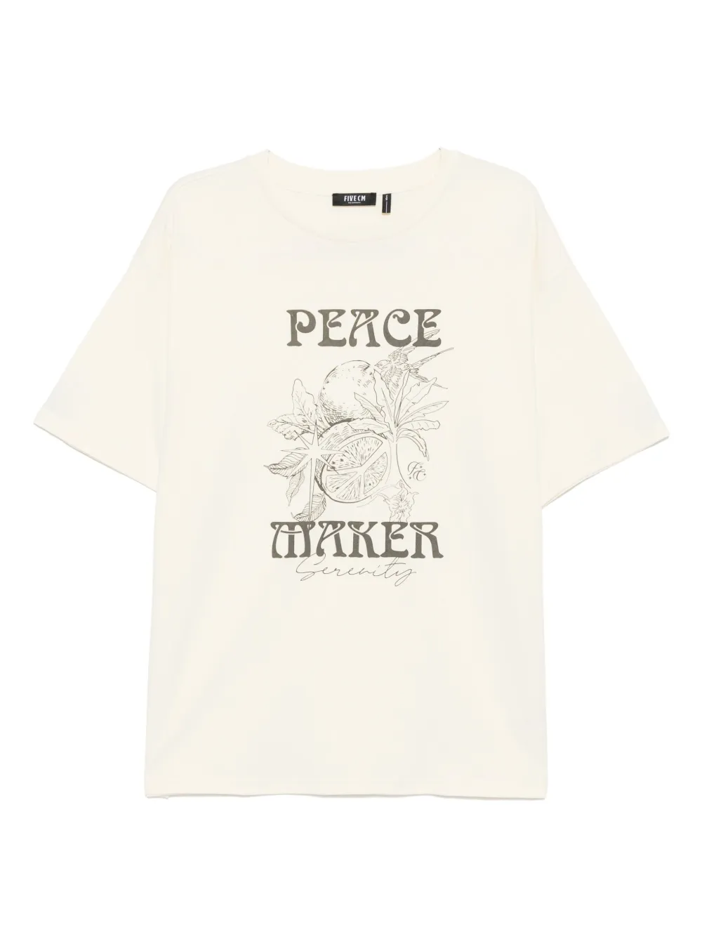 FIVE CM playera con estampado gráfico | amarillo | Image 1
