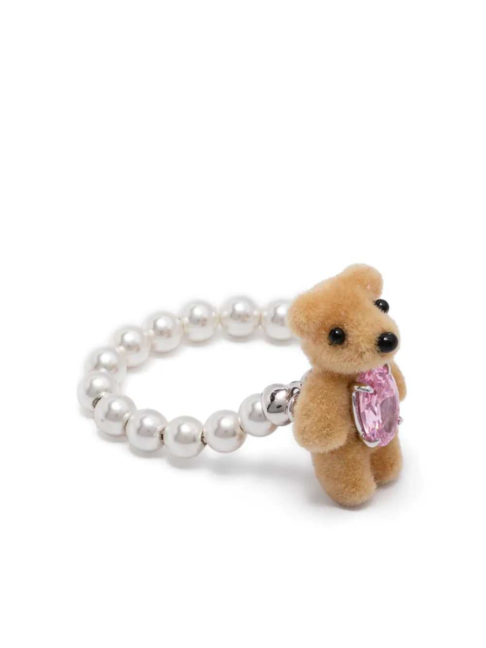 YVMIN bear-detail ring | White | Image 1
