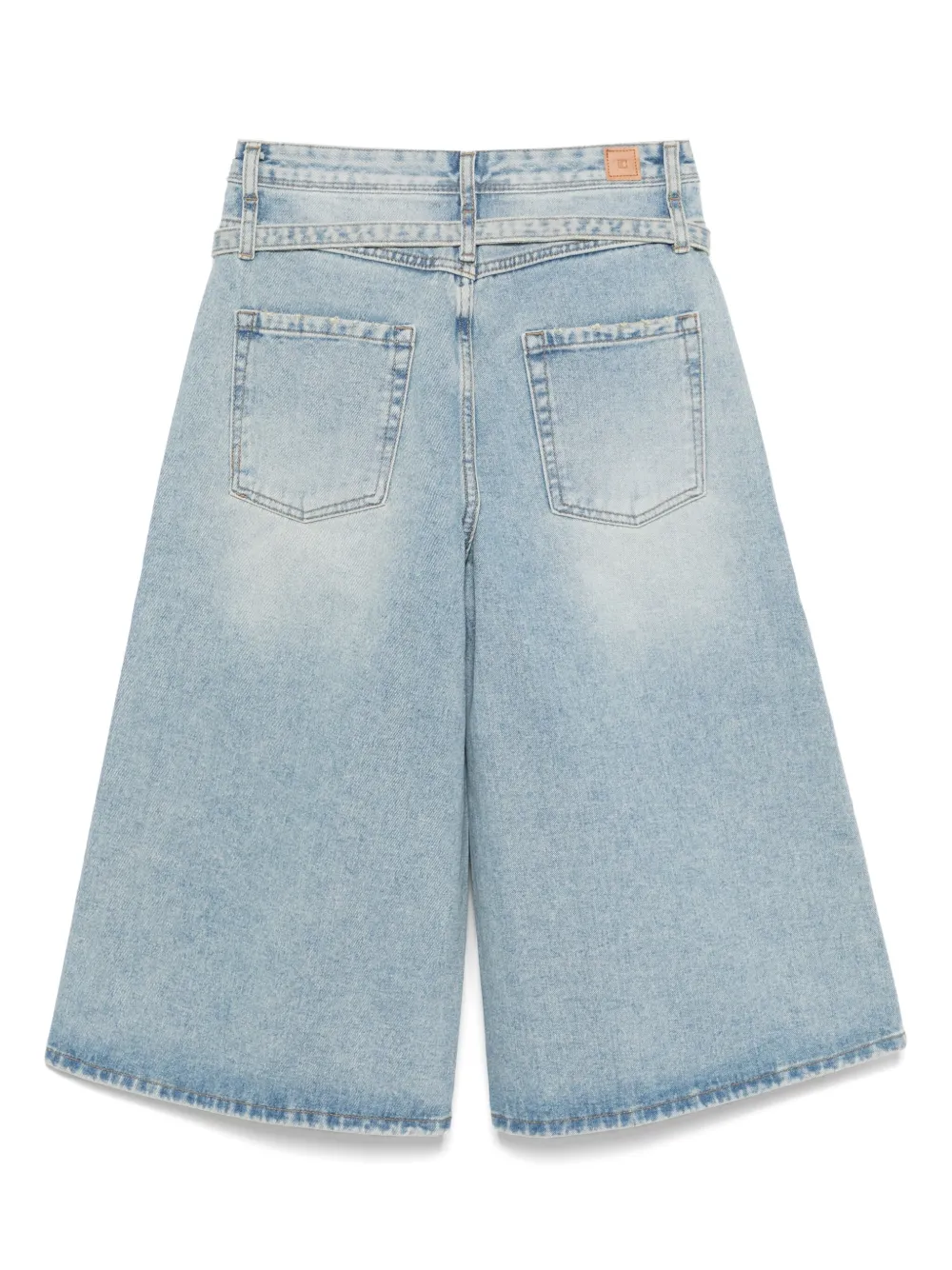 Low Classic Denim shorts Blauw