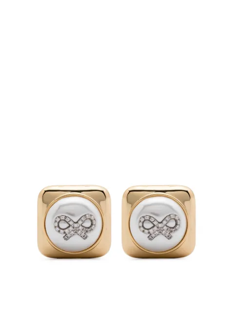 Self-Portrait aretes Bow Square