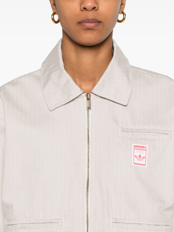 Adidas AOP Cropped Jacket | Neutrals | FARFETCH JO