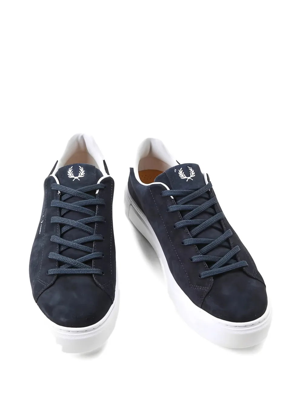 Fred Perry Sneakers met logoprint Blauw