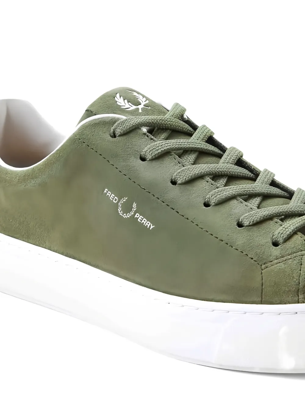 Fred Perry Sneakers met logoprint Groen
