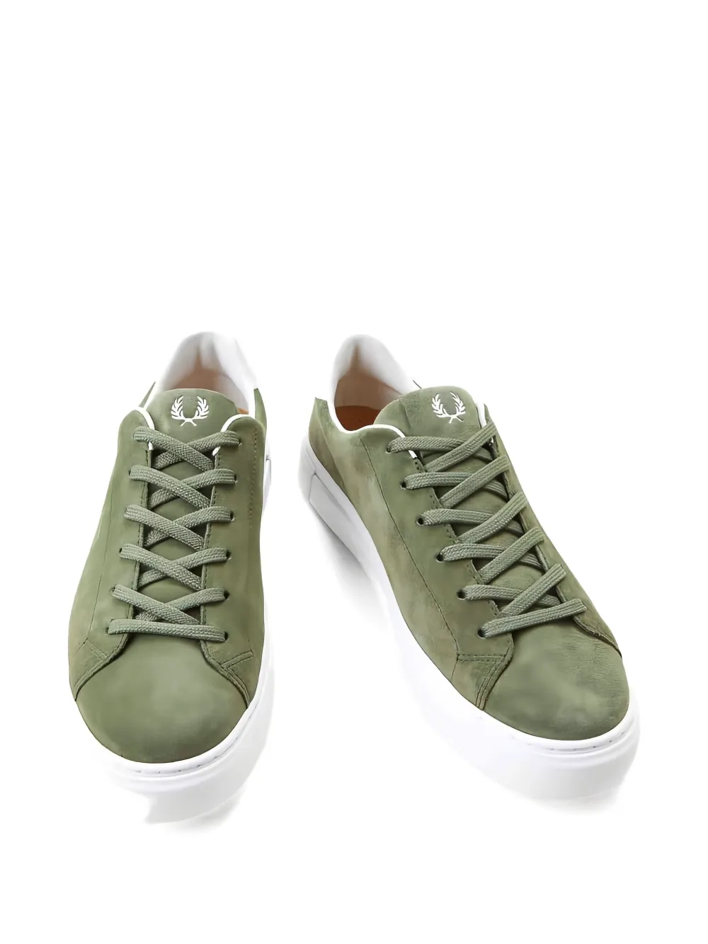 Fred Perry Sneakers met logoprint Groen