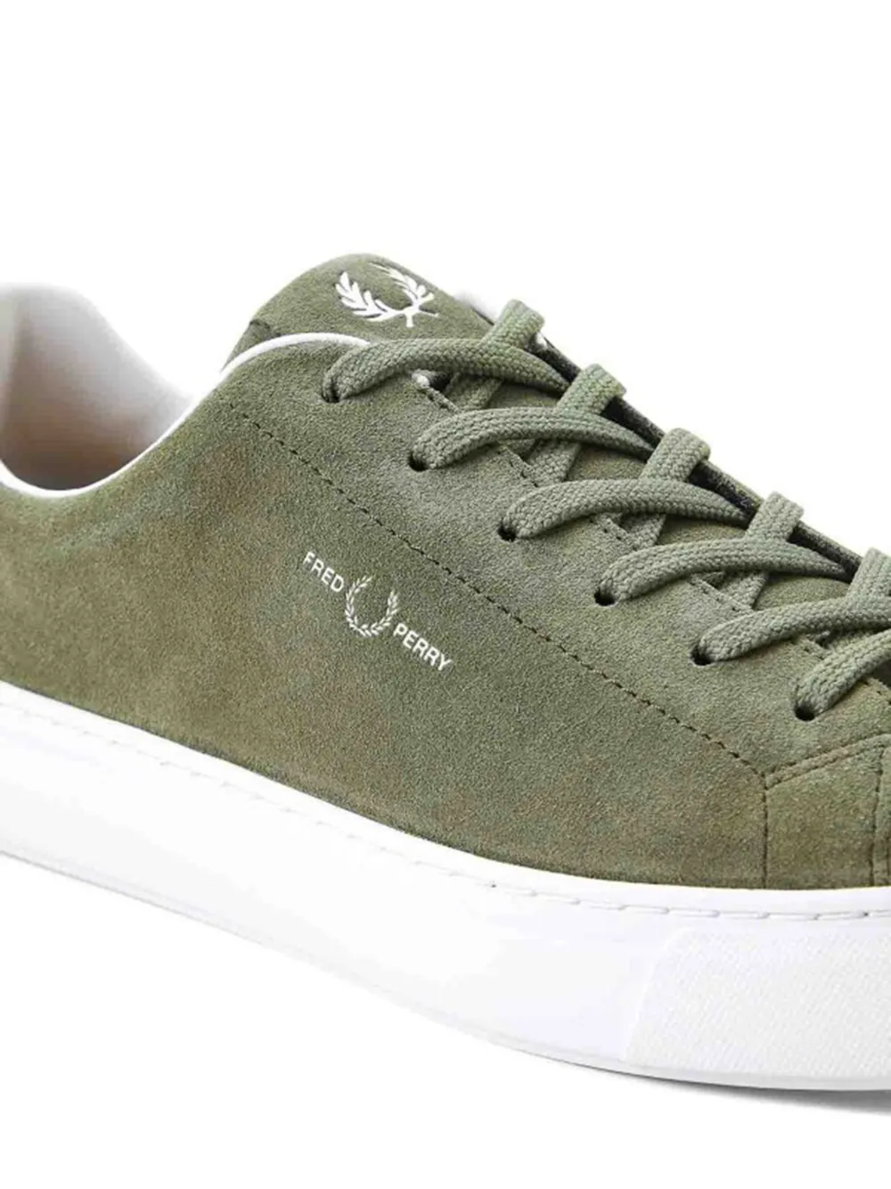 Fred Perry Sneakers met logoprint Groen