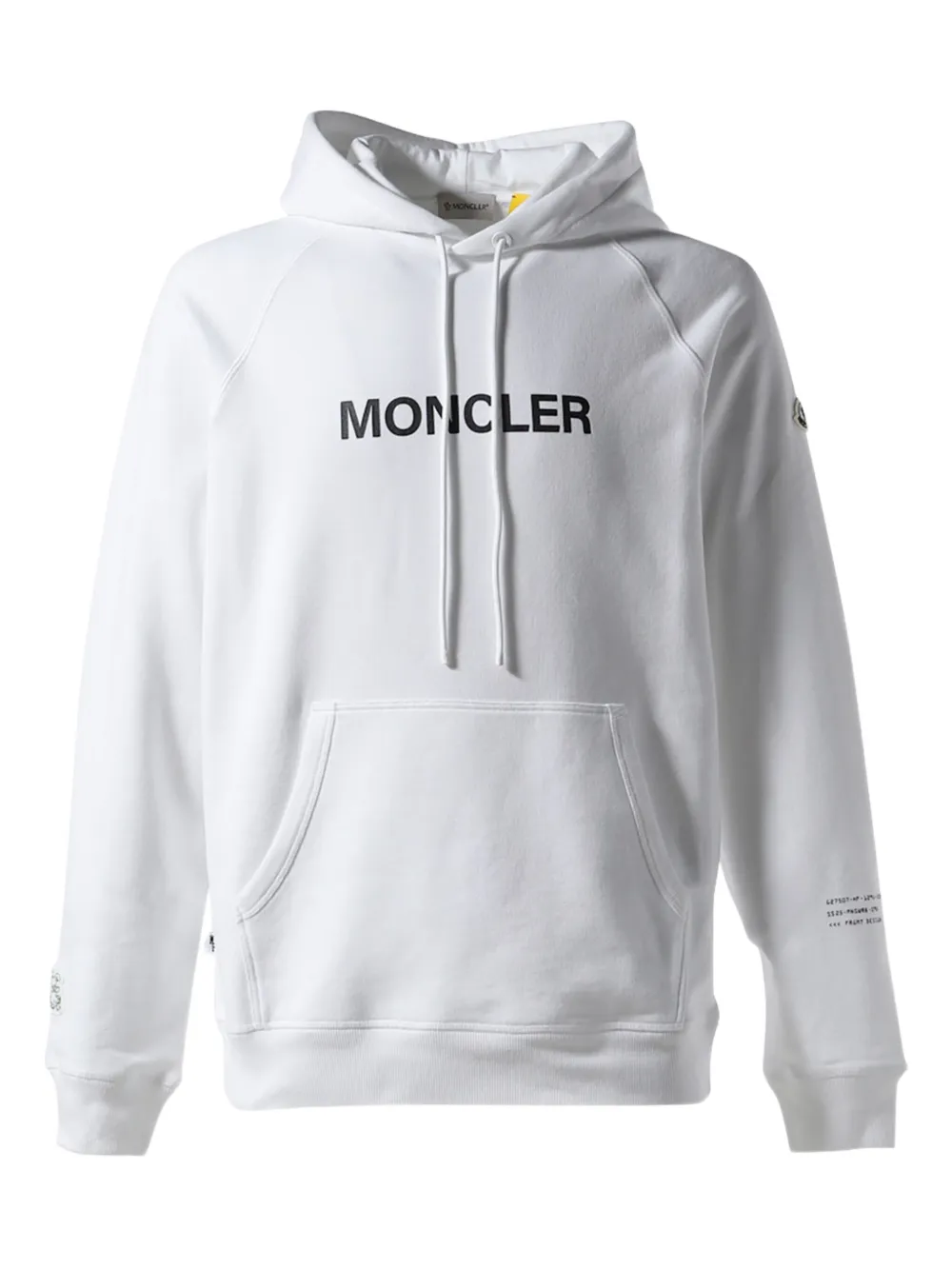 Moncler x FRGMT Felpa Cartoon in cotone con logo | bianco | Image 1