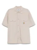 Carhartt WIP logo-patch shirt - Neutrals