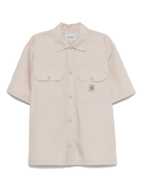 Carhartt WIP logo-patch shirt
