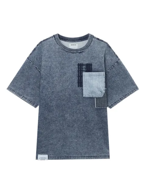 Musium Div. camisa de mezclilla con bolsillos de parche