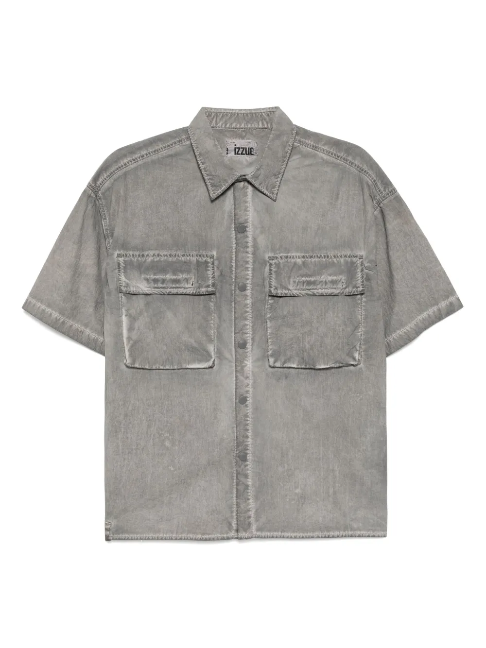 izzue camisa con logo bordado | gris | Image 1
