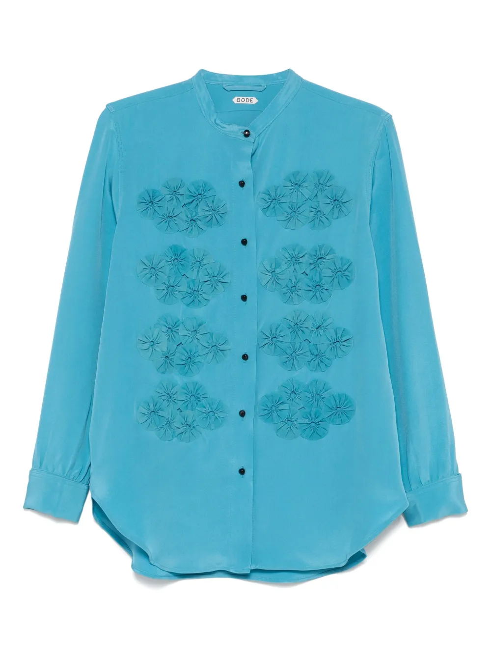 BODE camisa con aplique floral | azul | Image 1