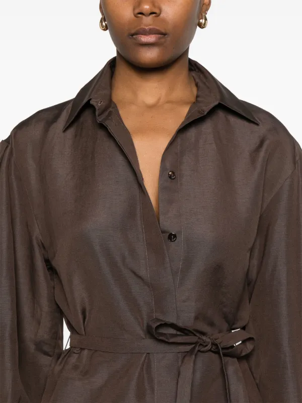 VIP【関税送料無料】希少 MAX MARA BROWN COTTON T-SHIRT Max Mara Cotton Logo T-Shirt | Harrods US