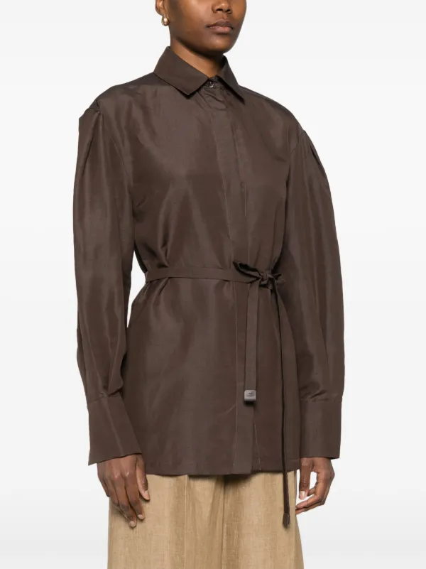 Max Mara Affari Shirt | Brown | FARFETCH KW