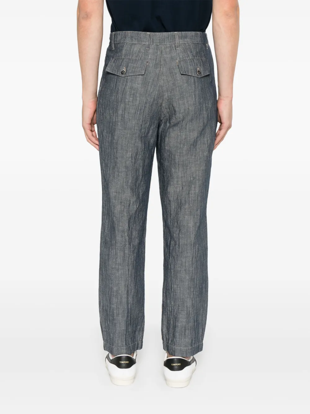 BARENA VENEZIA PLEAT-DETAIL TROUSERS 