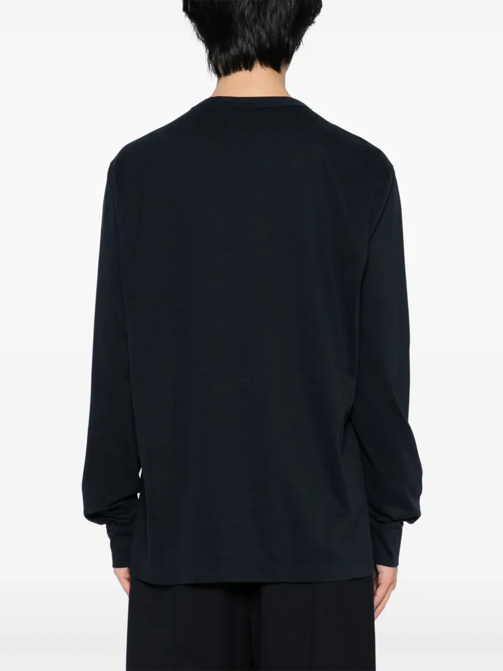Shop James Perse Jersey Long-sleeves T-shirt In Blue