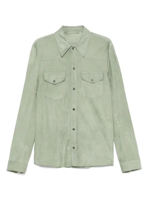 Salvatore Santoro camisa de gamuza