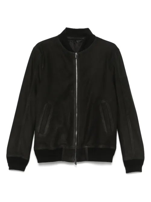 Veste bomber en daim - Salvatore Santoro - Modalova