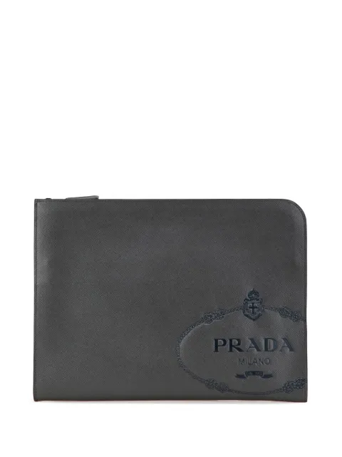 Prada Pre-Owned bolsa de mano Saffiano Logo 2000-2023