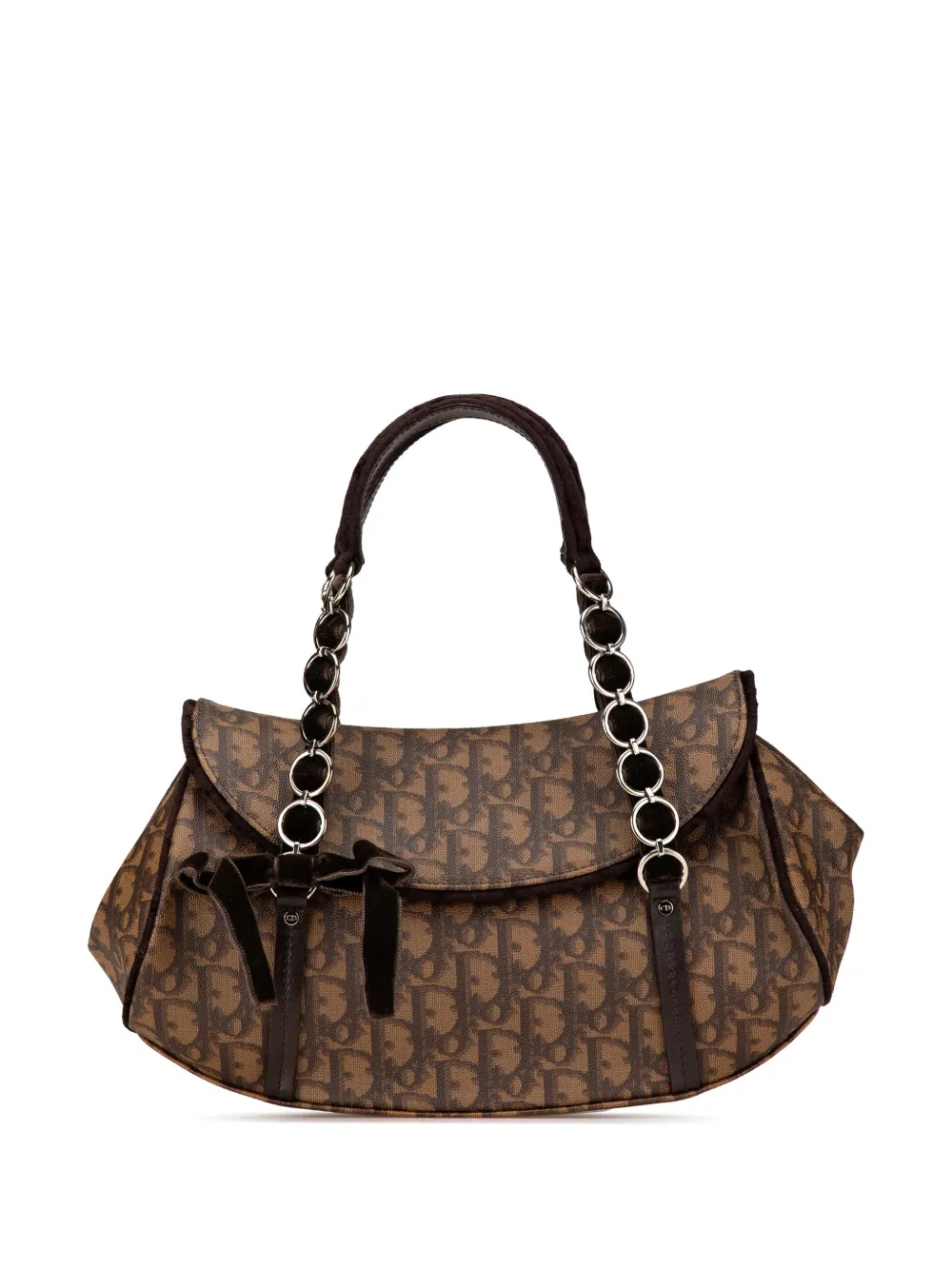 Christian Dior Pre-Owned 2005 ディオリッシモ トロッター コーテッドキャンバス ロマンティック ハンドバッグ Christian Dior Pre-Owned 2005 ディオリッシモ トロッター コーテッドキャンバス ロマンティック ハンドバッグ