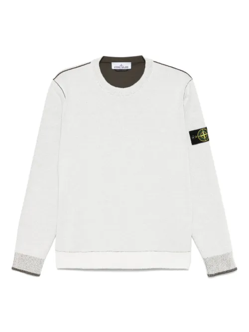 Sweat en coton à patch Compass - Stone Island - Modalova