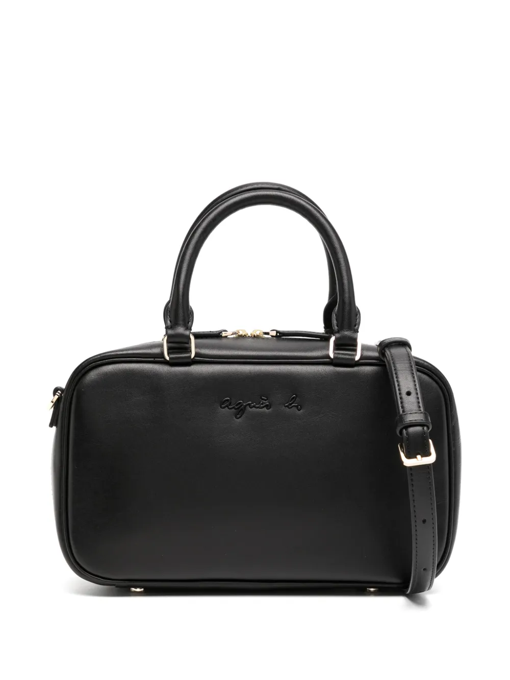 leather 2-way tote bag