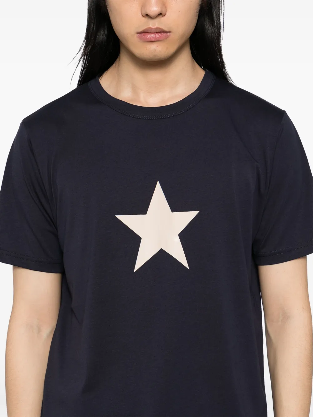 Agnès B. Graphic Print T-shirt In Black