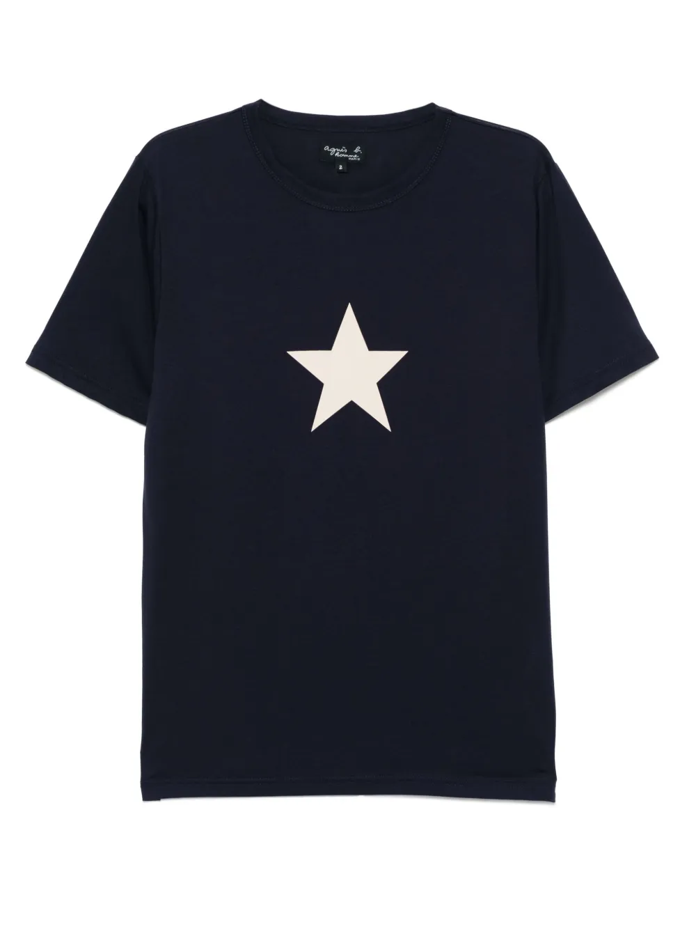 agnès b.  playera con estampado gráfico | negro | Image 1