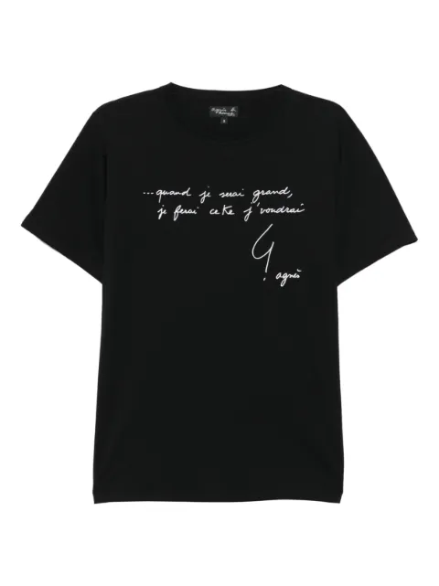 agnès b.  graphic print t-shirt 