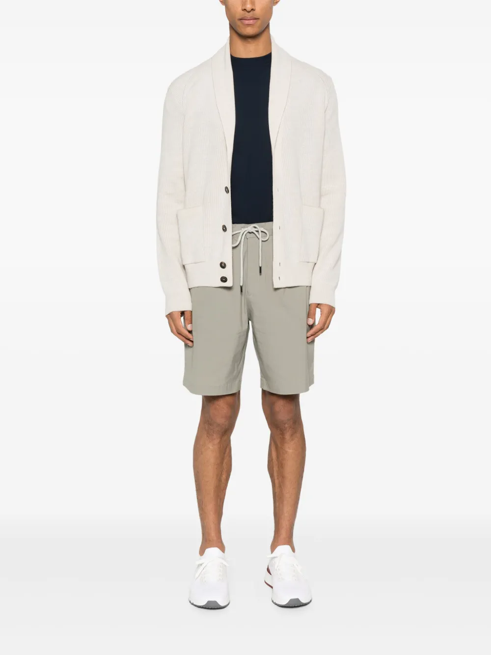 Germano 1952 drawstring-waist shorts - Groen