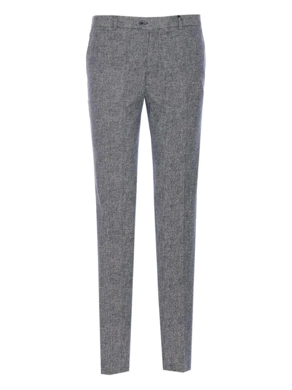 Circolo 1901 Calça slim com textura | Cinza | Image 1