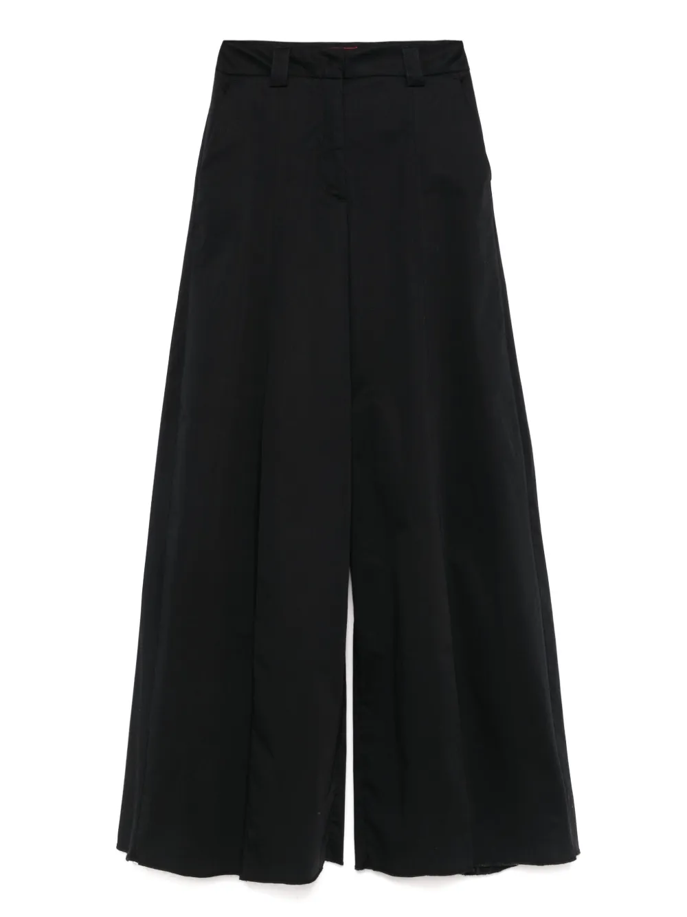 THELATEST Alma wide-leg trousers - ブラック THELATEST Alma wide-leg trousers - ブラック