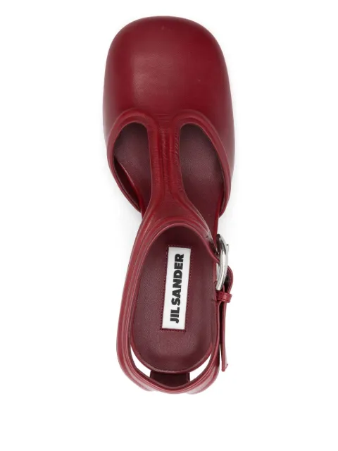 Jil Sander 50mm leather pumps J16WM0004 - 3