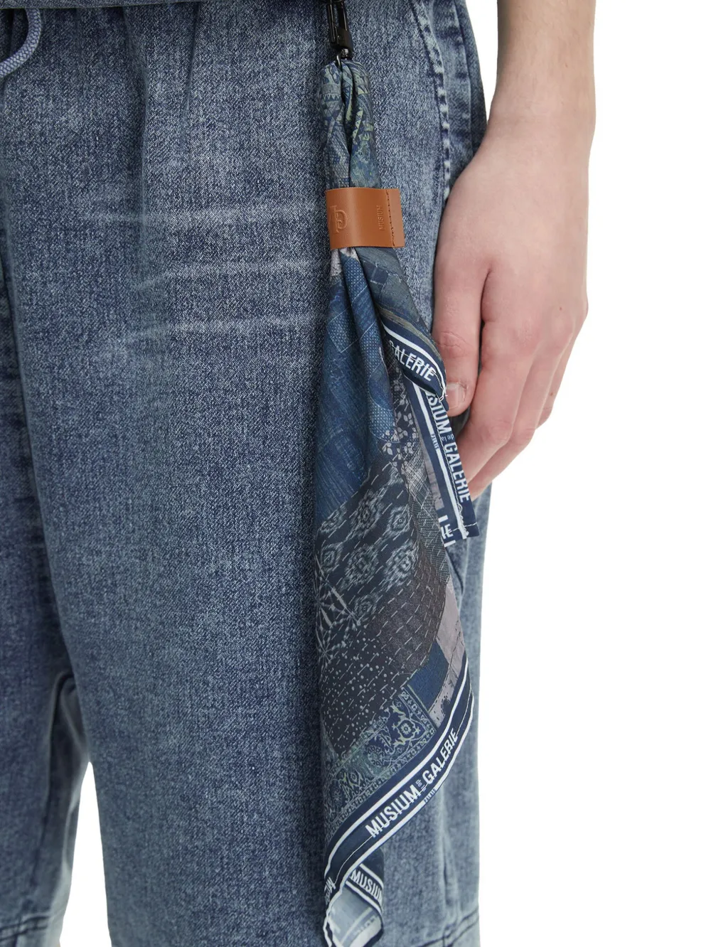 Musium Div. Denim shorts met zakdetails Blauw