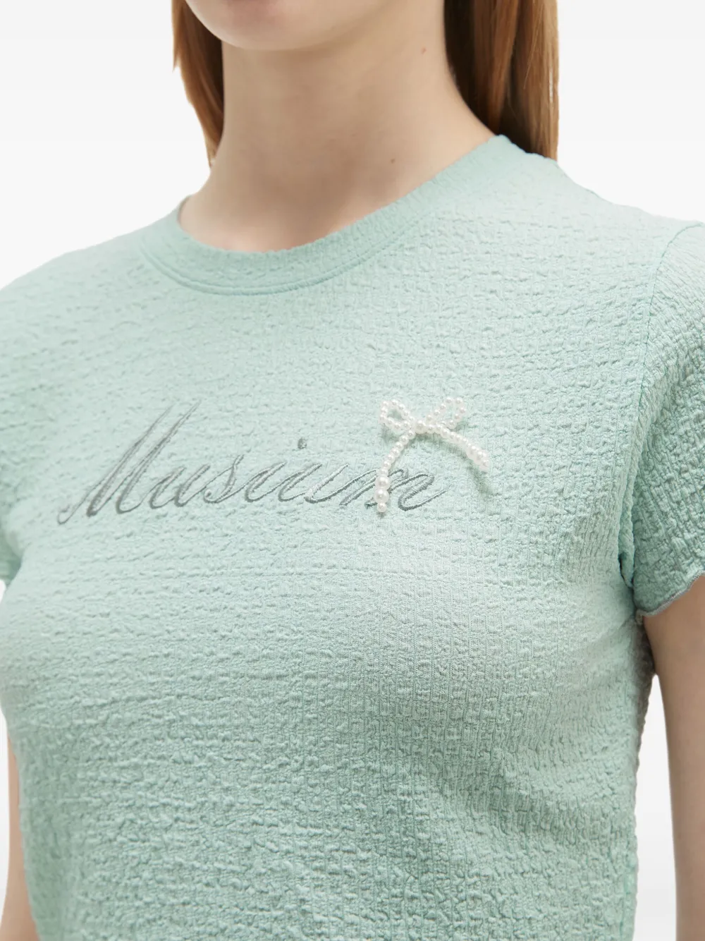 Musium Div. Cropped top Blauw