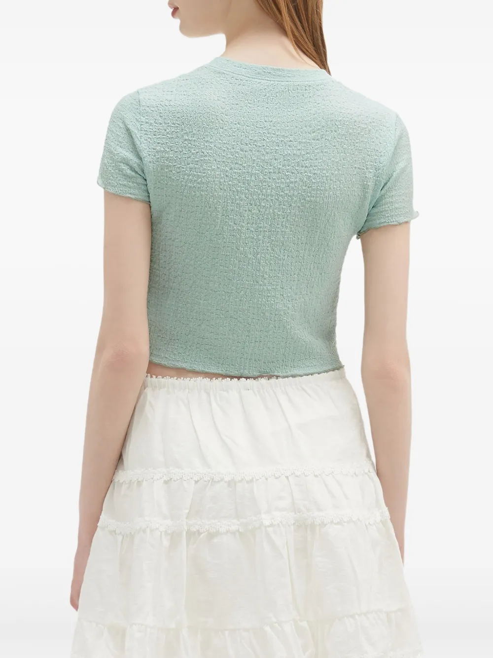 Musium Div. Cropped top Blauw