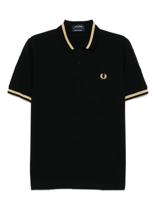 Polo à logo brodé - Fred Perry - Modalova