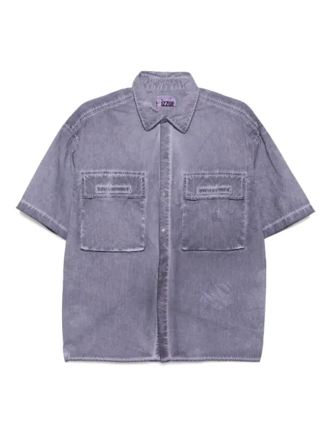izzue camisa con logo bordado