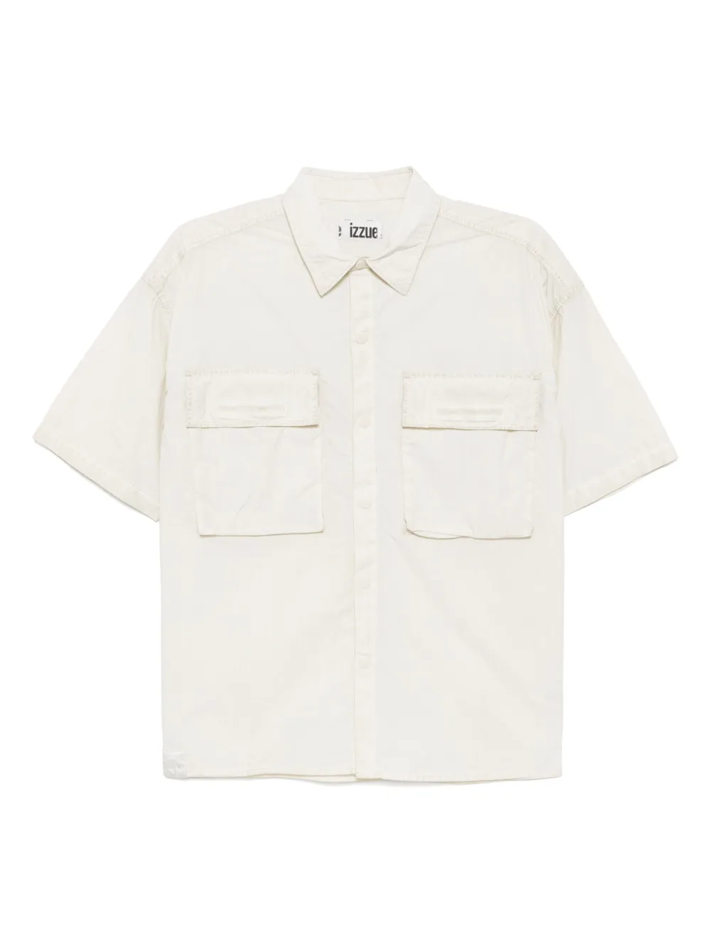 izzue camisa con logo bordado | neutro | Image 1