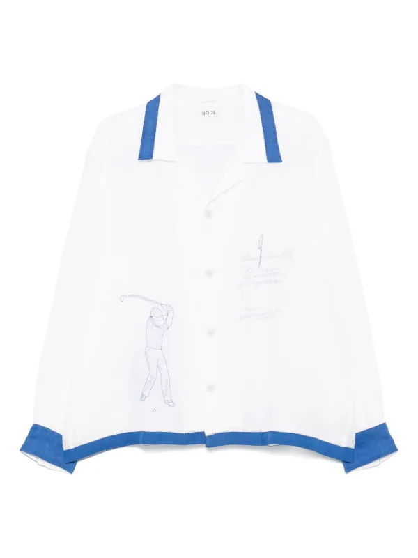 Bode Club Champion Shirt in White